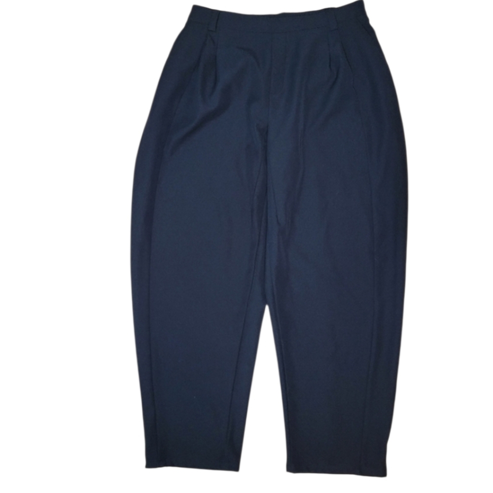 LG HALARA Flex High Rise Tapered Black Women's Trousers